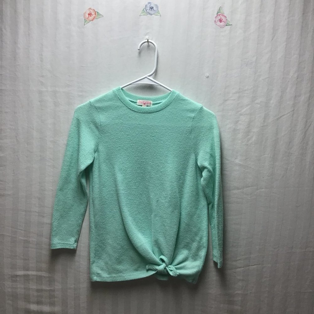 Poof Girl pullover sweater
